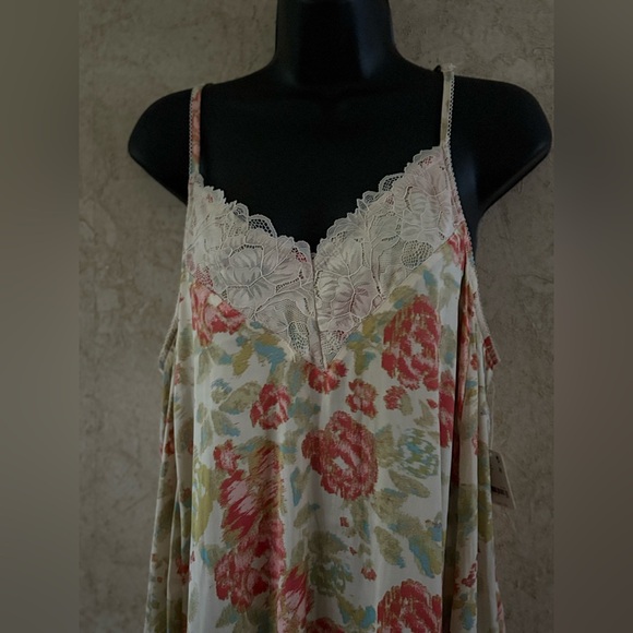 Free People Intimately First Date Printed Maxi Slip - Picture 6 of 8